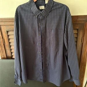 Dockers Men's Blue Checkered Shirt